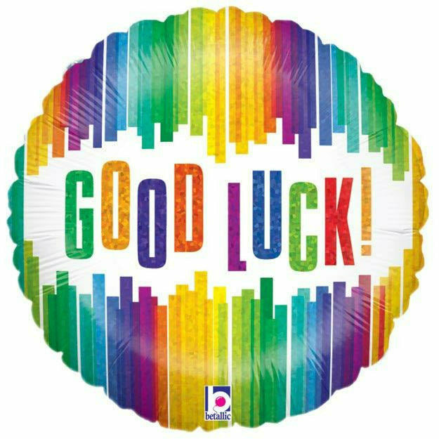 Burton and Burton BALLOONS 541 18&quot; Colorful Good Luck Foil