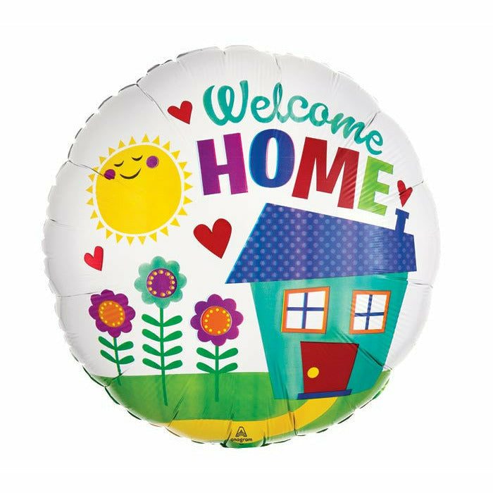 Burton and Burton BALLOONS 545 17" WELCOME HOME FOIL BALLOON