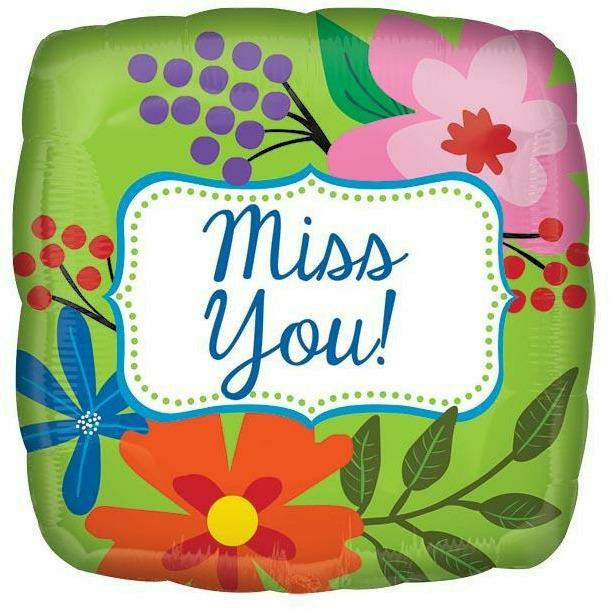 Burton and Burton BALLOONS 549 18&quot; Miss You Foil