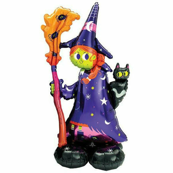 Burton and Burton BALLOONS 55&quot;PKG AIRLOONZ SCARY WITCH