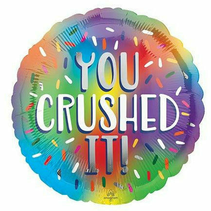 Burton and Burton BALLOONS 559 17&quot; You Crushed It Rainbow Foil