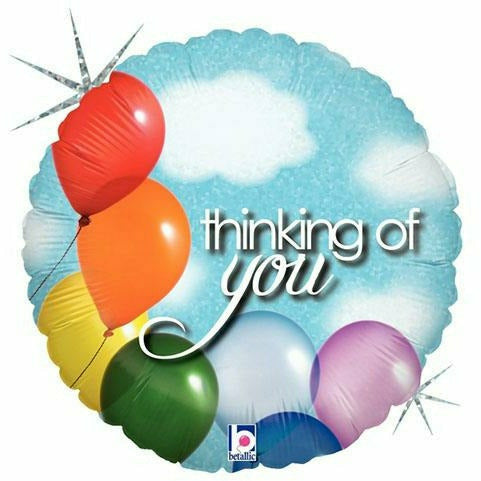 Burton and Burton BALLOONS 567 18&quot; Thinking of You Foil