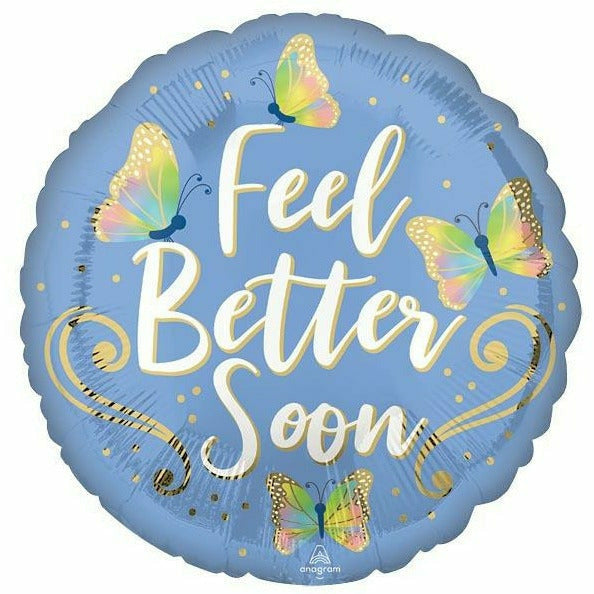 Burton and Burton BALLOONS 575 17" Feel Better Soon Foil