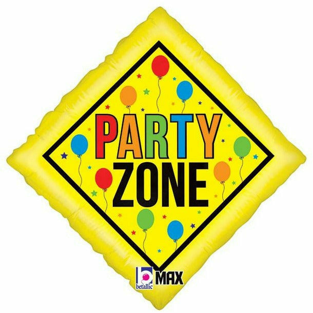 Burton and Burton BALLOONS 580 18&quot; Party Zone Foil