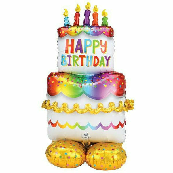 Burton and Burton BALLOONS 583 53&quot; Birthday Airloonz Foil