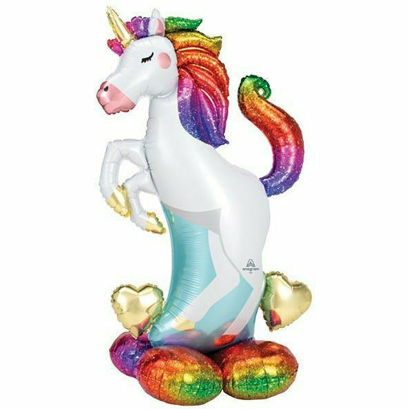 Burton and Burton BALLOONS 585 55&quot; Unicorn Airloonz Air-filled Foil