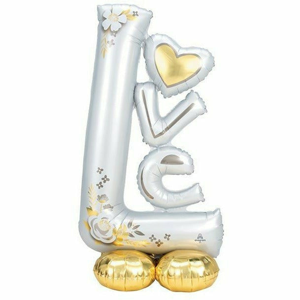 Burton and Burton BALLOONS 588 58&quot; Love Airloonz Foil