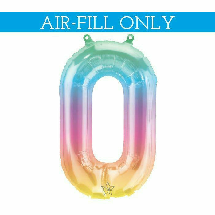 Burton and Burton BALLOONS 681 16" Air-filled Ombre #0 Foil