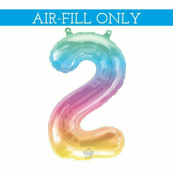 Burton and Burton BALLOONS 683 16" Air-filled Ombre #2 Foil