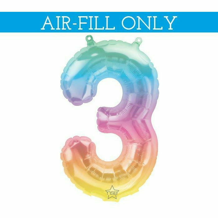 Burton and Burton BALLOONS 684 16" Air-filled #3 Foil