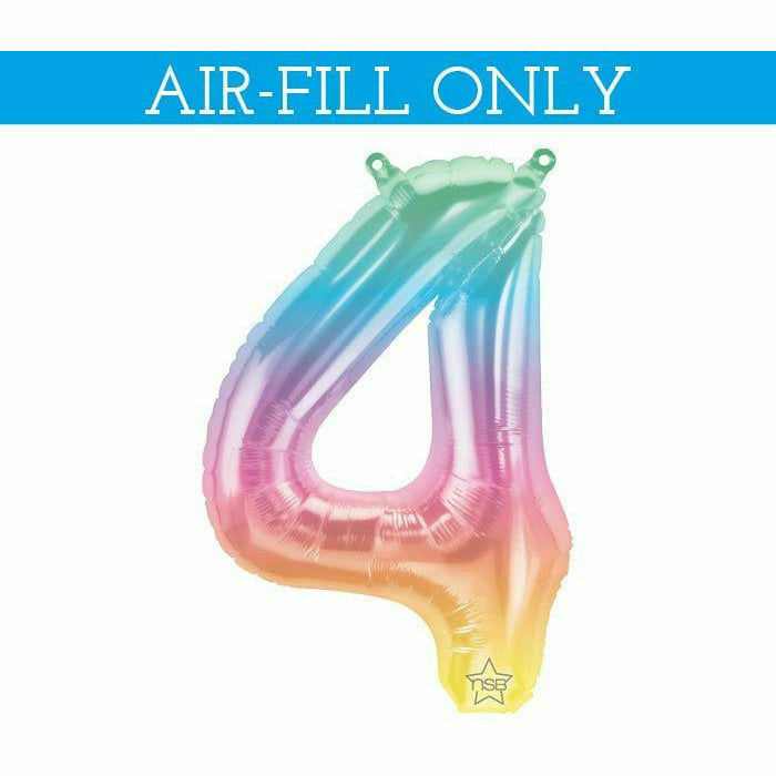 Burton and Burton BALLOONS 685 16" Air-filled Ombre #4 Foil