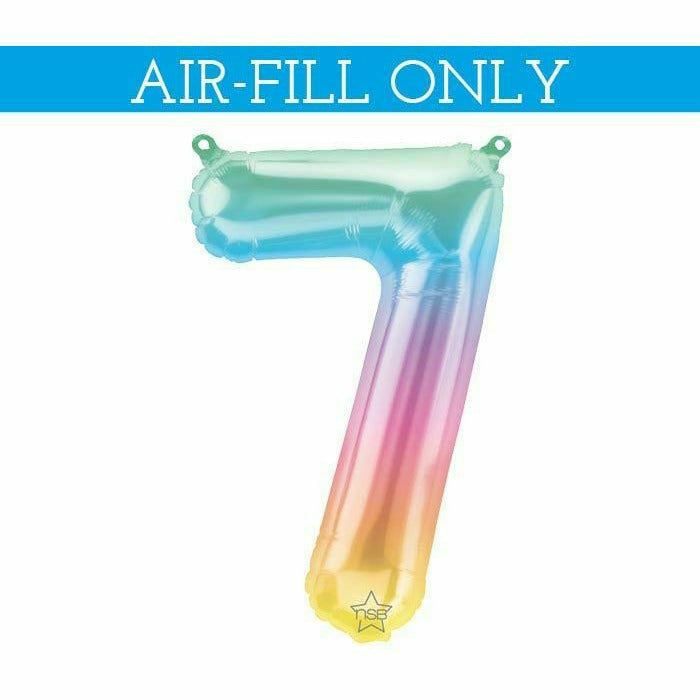 Burton and Burton BALLOONS 688 16" Air-filled #7 Ombre Foil