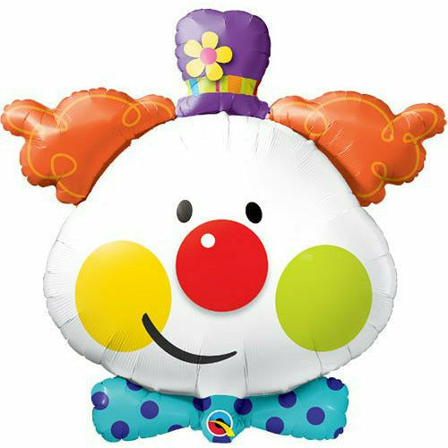 Burton and Burton BALLOONS A001 36&quot; Cute Clown Jumbo Foil