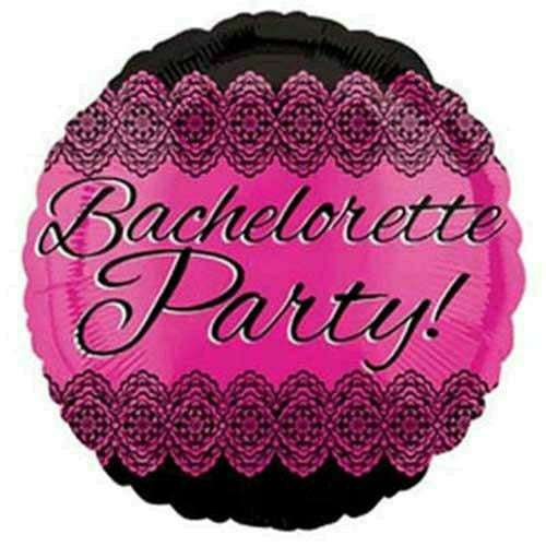 Burton and Burton BALLOONS A001 Pink Bachelorette Party 17&quot; Mylar Balloon