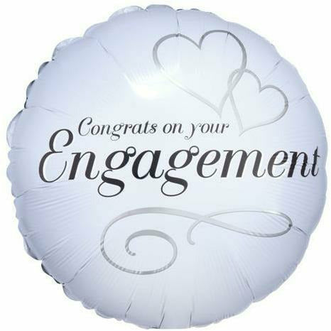 Burton and Burton BALLOONS A002 18&quot; Congrats on your Engagement Foil