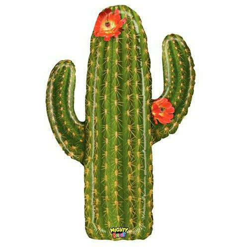 Burton and Burton BALLOONS A002 Cactus Jumbo 41" Mylar Balloon