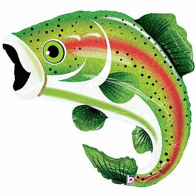 Burton and Burton BALLOONS A007 29"GEN RAINBOW TROUT