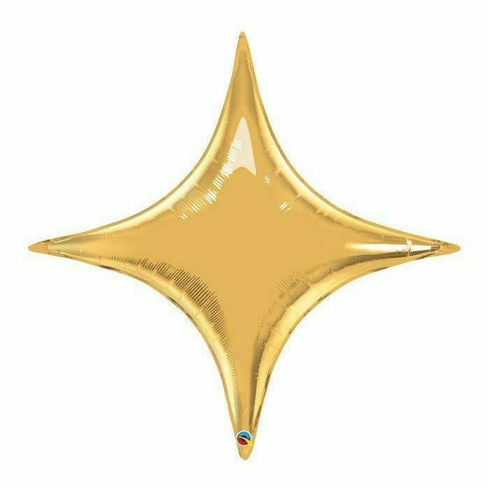 Burton and Burton BALLOONS A013 40" Starpoint Gold Star Shape