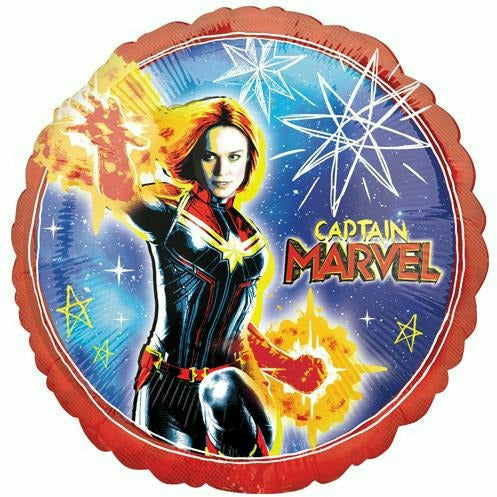 Burton and Burton BALLOONS B00117" Captain Marvel Foil