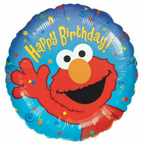 Burton and Burton BALLOONS B004 17&quot; Elmo Happy Birthday Foil