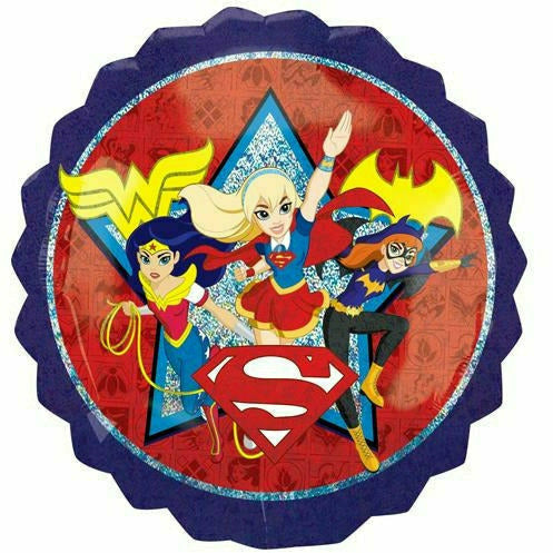 Burton and Burton BALLOONS B013 DC Super Hero Girls Jumbo 28&quot; Mylar Balloon