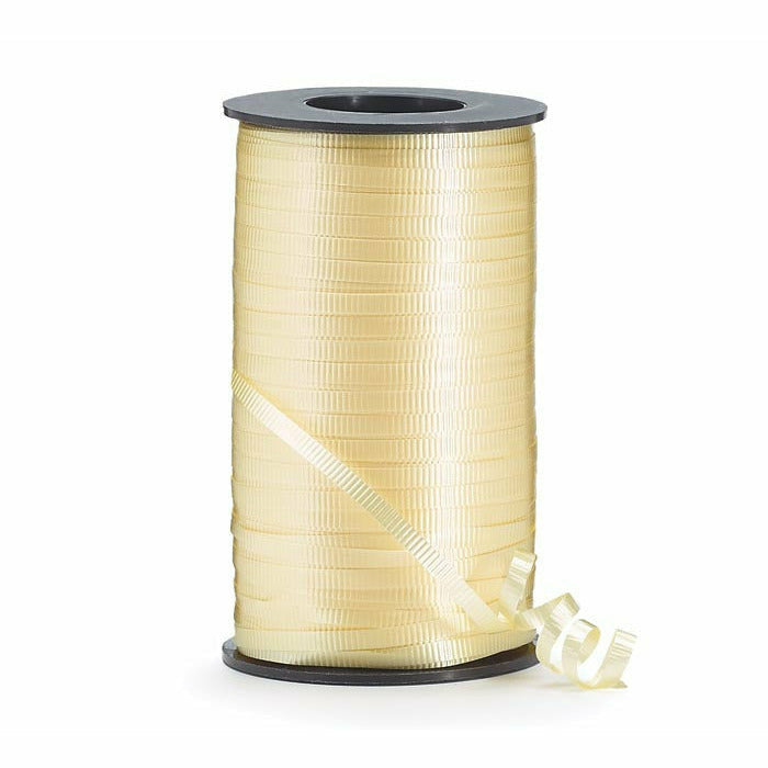 Burton and Burton BALLOONS BERWICK CRIMPED PASTEL YELLOW CURLING RIBBON