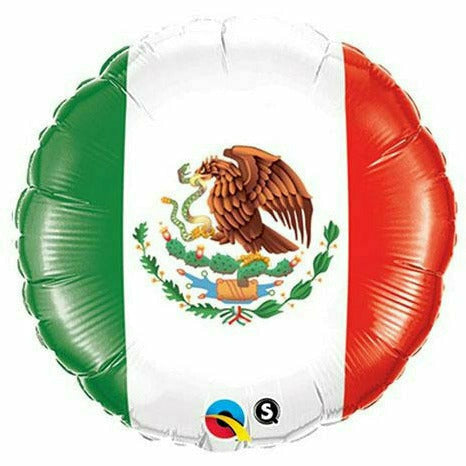 Burton and Burton BALLOONS C003 - Mexico Flag 18&quot; Mylar Balloon