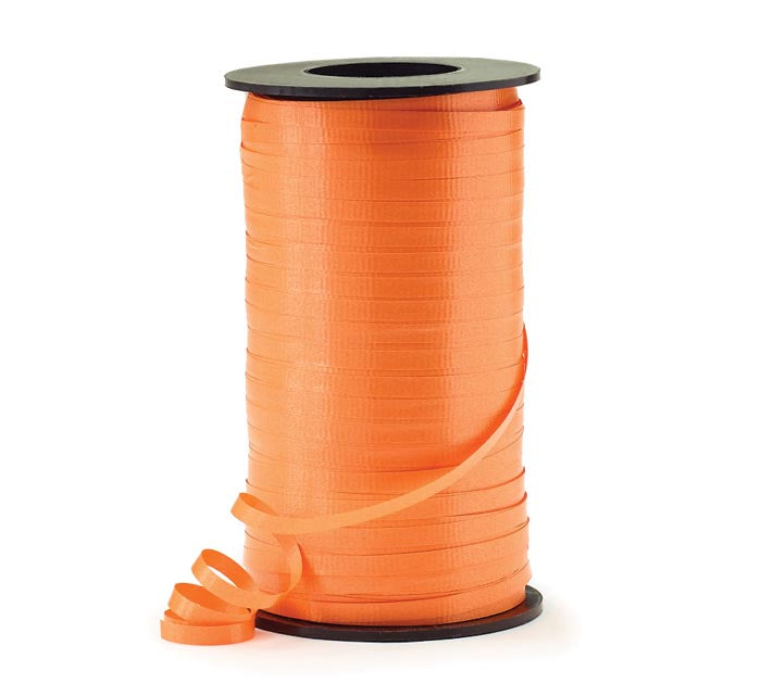 Burton and Burton BALLOONS CRIMPED ORANGE CURLING RIBBON