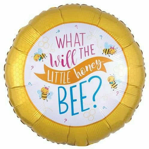 Burton and Burton BALLOONS D002 What Will the Little Honey Bee 18&quot; Mylar Balloon