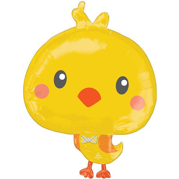 Burton and Burton BALLOONS Easter Chicky Shape 28" Mylar Balloon