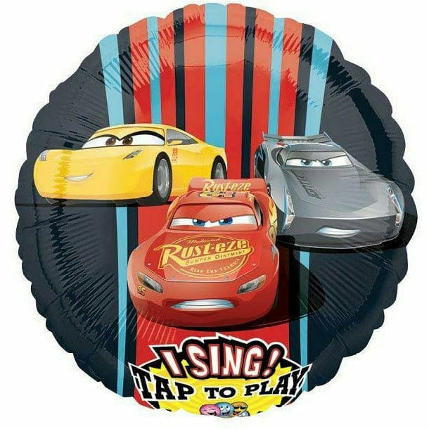 Burton and Burton BALLOONS G002 28&quot; Cars 3 Sing A Tune Mylar