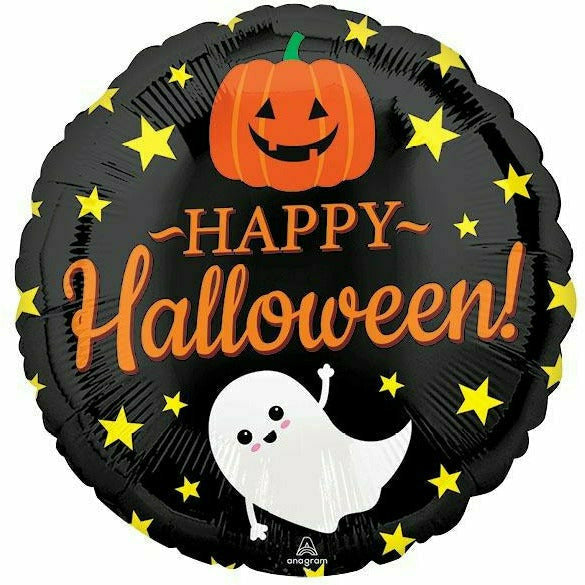 Burton and Burton BALLOONS G009 17&quot; HAPPY HALLOWEEN BALLOON