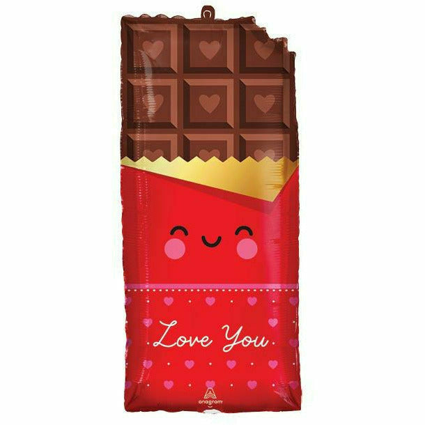 Burton and Burton BALLOONS J01 CUTE CHOCOLATE LOVE SHAPE MYLAR