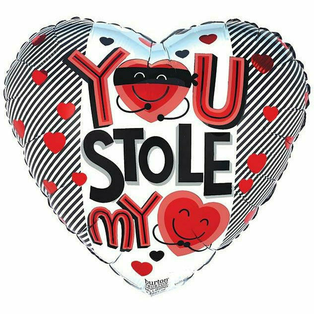 Burton and Burton BALLOONS J08 LUV 17&#39;&#39; YOU STOLE MY HEART