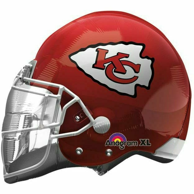 Burton and Burton BALLOONS J4 NFL Kansas City Chiefs Helmet 21&quot; Mylar Balloon