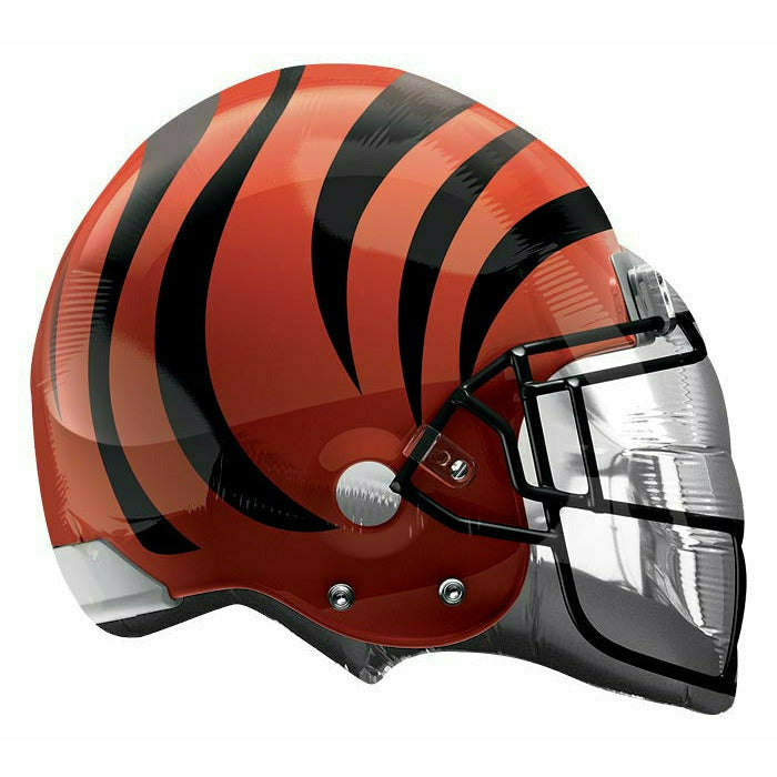 Burton and Burton BALLOONS J6 NFL Cincinnati Bengals Helmet 21&quot; Mylar Balloon