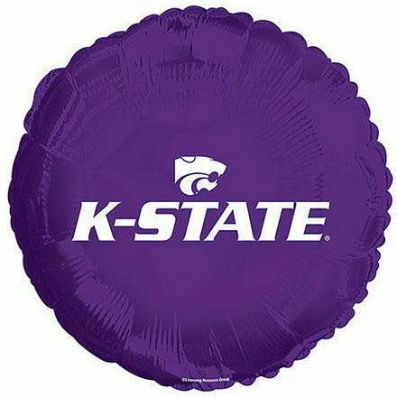 Burton and Burton BALLOONS Kansas State University 17&quot; Mylar Balloon