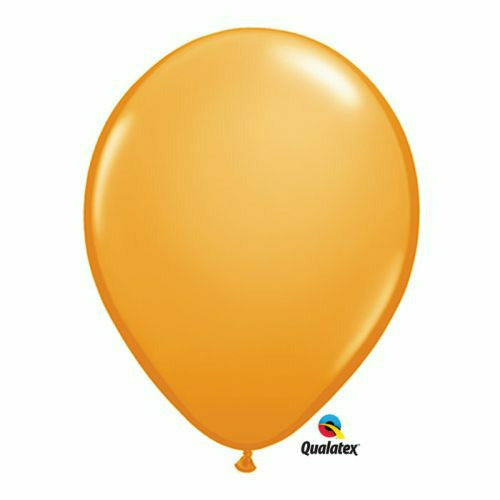 Burton and Burton BALLOONS Qualatex 5&quot; Orange Balloon Bag - 100 Count