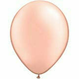 Burton and Burton BALLOONS Qualatex 5&quot; Pearl Peach Balloon Bag