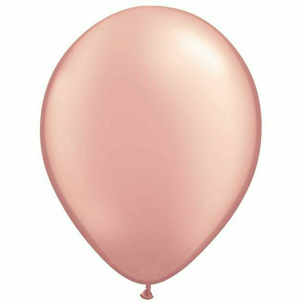 Burton and Burton BALLOONS Qualatex 5&quot; Pearl Rose Gold Balloon Bag