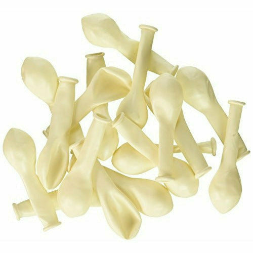 Burton and Burton BALLOONS Qualatex 5&quot; Pearl White Balloon Bag - 100 Count