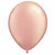 Burton and Burton BALLOONS Rose Gold / Helium Filled Pearl Latex Balloon 1ct, 11"