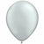 Burton and Burton BALLOONS Silver / Helium Filled Pearl Latex Balloon 1ct, 11"