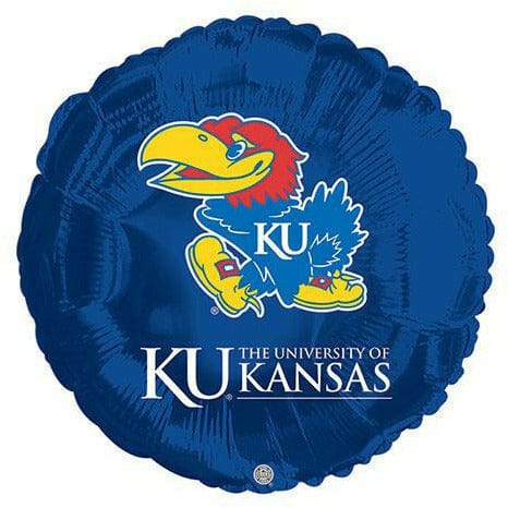 Burton and Burton BALLOONS University of Kansas Jayhawks 17&quot; Mylar Balloon