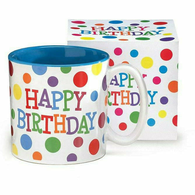 Burton and Burton BIRTHDAY HAPPY BRIGHTS CERAMIC MUG W/ BOX