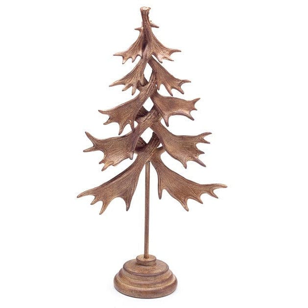 Burton and Burton HOLIDAY: CHRISTMAS Tree Shaped Moose Antler Décor