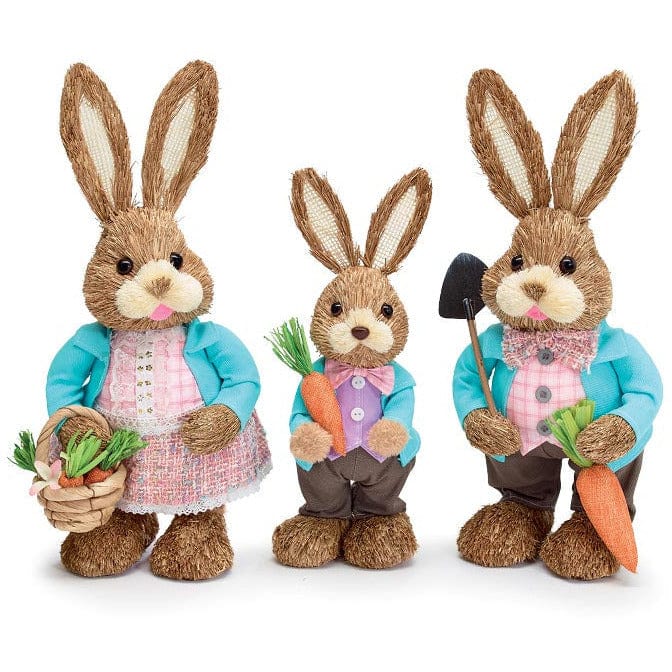 Burton and Burton HOLIDAY: EASTER Dad Sisal Bunny Family