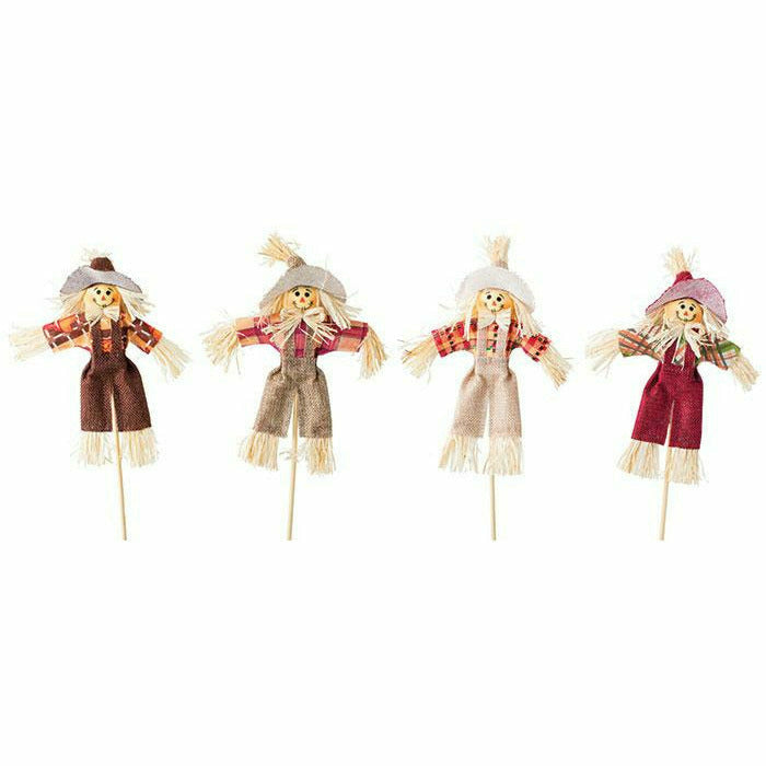 Burton and Burton HOLIDAY: FALL SCARECROW PICK ASSORTED