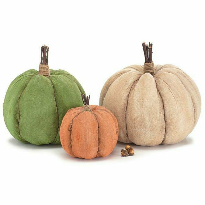 Burton and Burton HOLIDAY: FALL Small Distressed Pumpkin Individual and Assorted