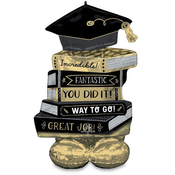 Burton and Burton HOLIDAY: GRADUATION 45&quot; AIRLOONZ GRADUATION BOOKS FOIL BALLOON